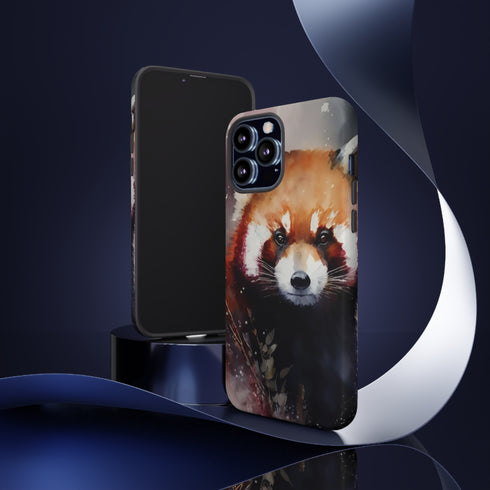 Red Panda in Watercolor - Impact Resistant Phone Case